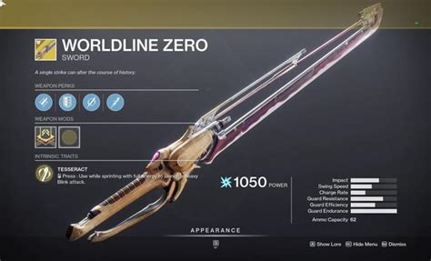 Worldline Zero Sword A Single Strike Can Alter The Course Of History