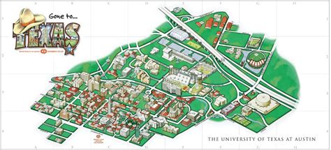 University Of Texas At Austin Campus Map University Of Texas At