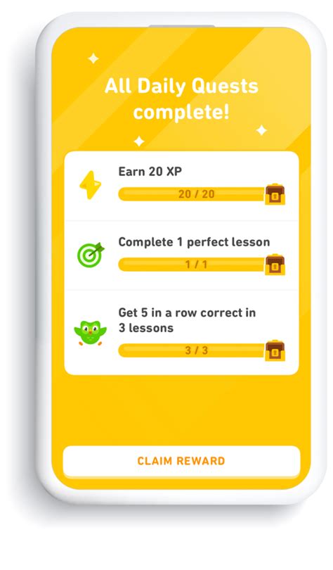 Duolingo Daily Quests Fitotto