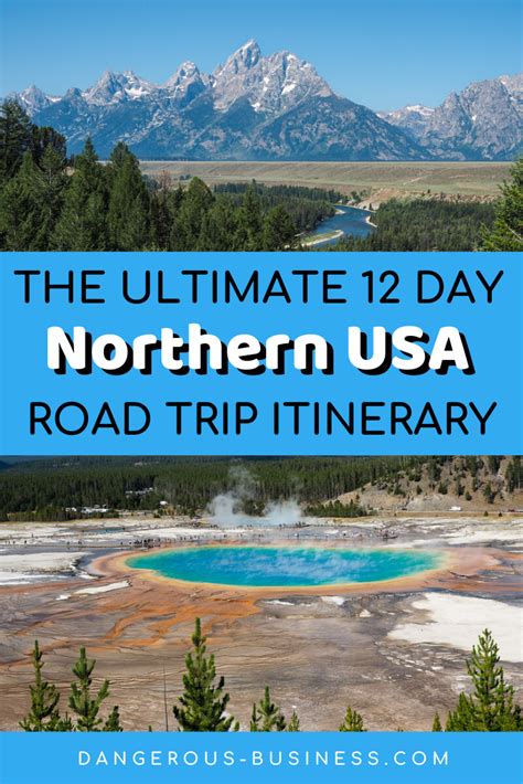 This Detailed 12 Day Road Trip Itinerary Covers The Northern Us States