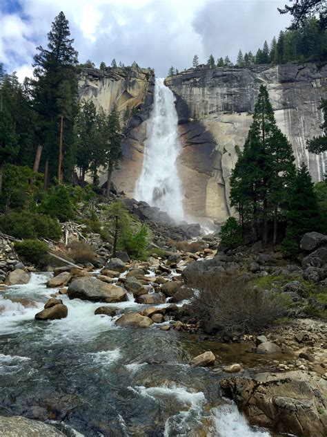 Nevada Falls In Yosemite National Park Ca 2448 X 3264 Oc