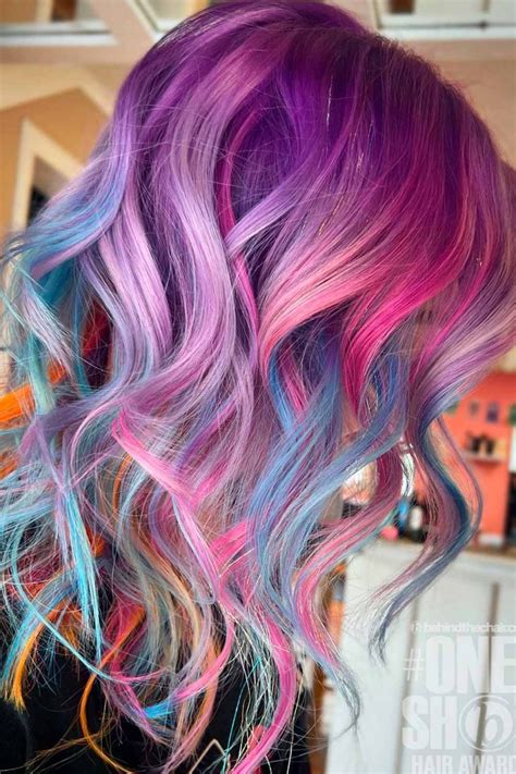 Fabulous Rainbow Hair Color Ideas
