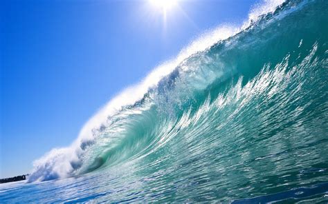 Ocean Wave Desktop Wallpaper Wallpapersafari