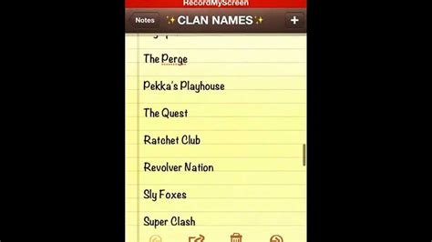 Clash Of Clans 52 Original Clan Name Ideas Youtube