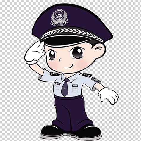 Ilustración De Oficial De Policía Dibujos Animados De Oficial De