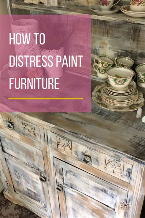 Tutorial How To Distress Paint Furniture Distressed