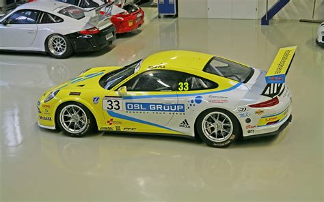 2014 Molitor Racing Systems Porsche 911 Gt3 Cup Yellow Car