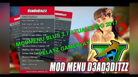 Eternity mod menu comes with regular updates and bug fixes update, which makes this mod menu unique and comes with great features from money to teleport options working great. GTA V - NOVO MOD MENU 3.7 BLUS + LINK ´´MEDIA FIRE`` + PS3 TRAVADO 1.27 + DEZEMBRO 2017 ...