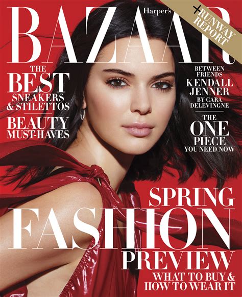 Kendall Jenner Lands Third Harpers Bazaar Cover