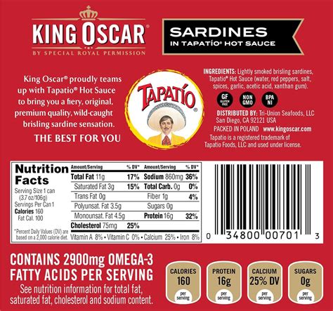 Tapatio Hot Sauce Nutrition Facts Blog Dandk