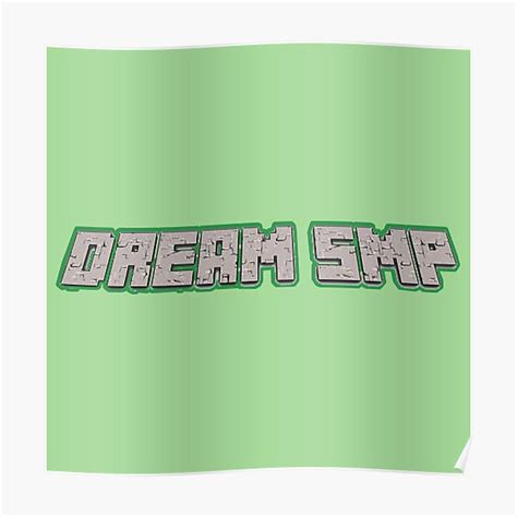 Dream Smp Logo Poster For Sale By Nicolepee Redbubble