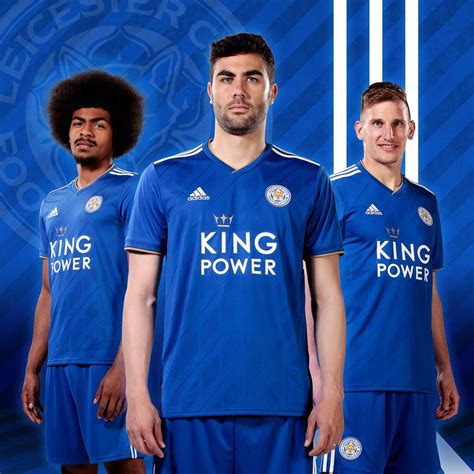 Leicester City 201819 Adidas Home Kit Football Fashion