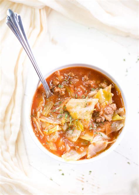 Easy Tasty Slow Cooker Cabbage Roll Soup Recipe