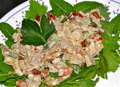 Now, i have fried up thick, peppered bacon, chopped it fine, and sprinkled it in the chicken salad before. Fried-Chicken Salad - Recipegreat.com