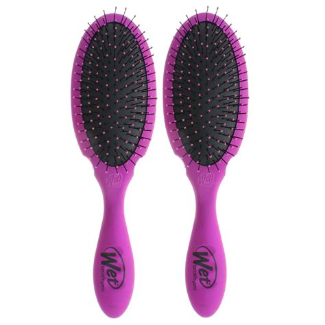 Wet Brush Pro Hair Care Detangler Plus Professional Purple Pack Of Walmart Com