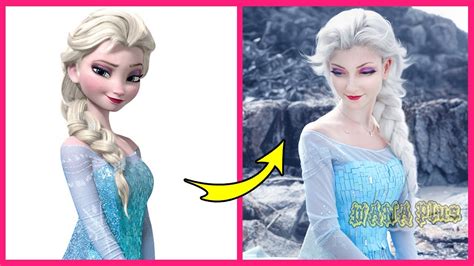 Frozen 2 And 1 Characters In Real Life 👉wana Plus Youtube