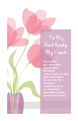 Mom, today you will be honored no matter what. "My Aunt, My Friend" | Mother's Day Printable Card | Blue ...