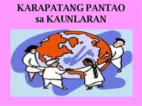 Paggalang Sa Karapatang Pantao At Mga Karapatan Ng Bataano Po Mobile