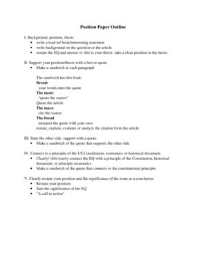 Your goal will be to provide convincing evidence to the reader that your position is the correct stance to take on an issue. 22 Printable how to write an outline for an essay Forms ...