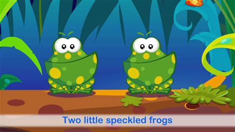 Five Little Speckled Frogs Song For Esl Students And Children Youtube