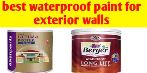Best Waterproof Paint For Exterior Walls And Waterproofing Civil Sir