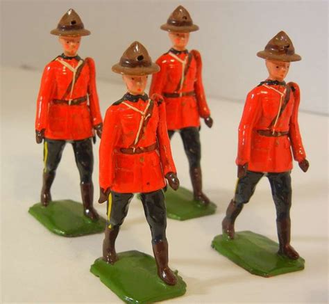 Royal Canadian Mounted Police 5 Toy Figures By Britians Ltd At 1stdibs
