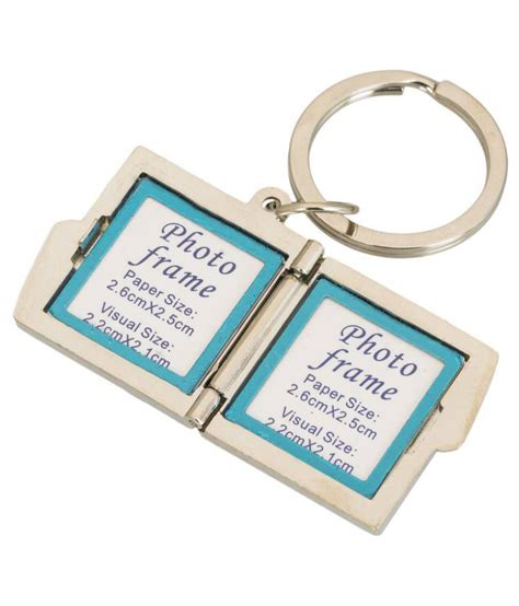 Charmingly compact photo albums let you store or share your best moments with. Gift shape double photo frame keychain || keyring: Buy ...