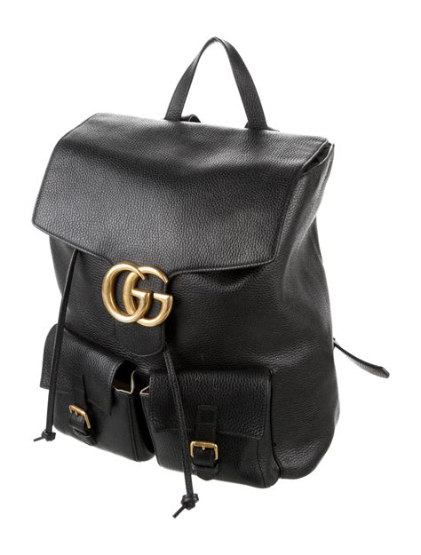 Gucci Marmont Rucksack Backpack Black Backpacks Bags Guc1269301