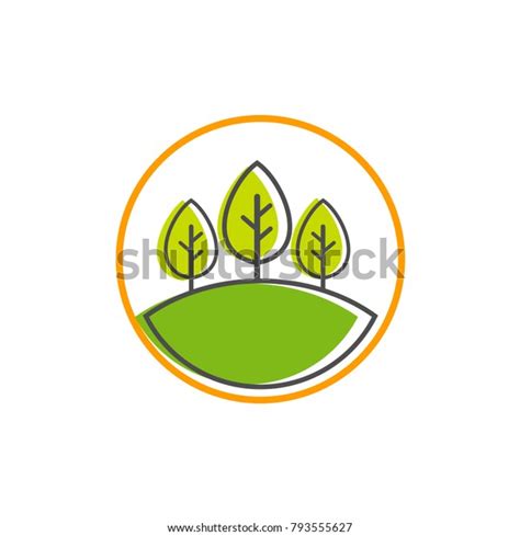 Nature Emblem Logo Stock Vector Royalty Free 793555627 Shutterstock