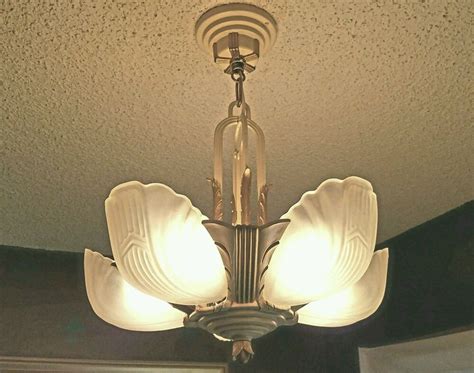 Furniture, jewelry, lighting, fashion, cars, theaters and. ANTIQUE ART DECO SLIP SHADE CEILING LIGHT FIXTURE ...