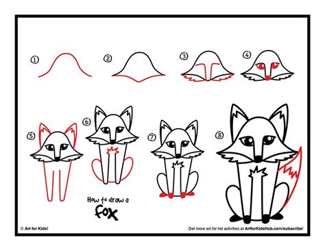 How To Draw A Fox Step By Step Realistic You Can Also Use This