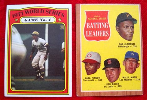 We did not find results for: 1962 & 1972 Topps Roberto Clemente Baseball Cards