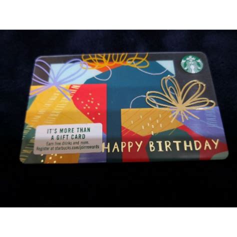 Starbucks Usa Happy Birthday T Card Shopee Thailand