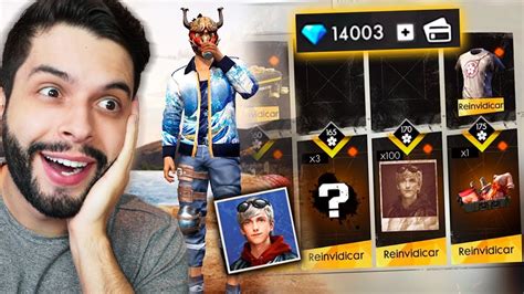 JÁ COMPLETEI O PASSE DE ELITE NO FREE FIRE E GANHEI TODAS ...