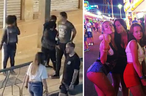 magaluf news sex workers robbing brits chased off streets by protesters daily star