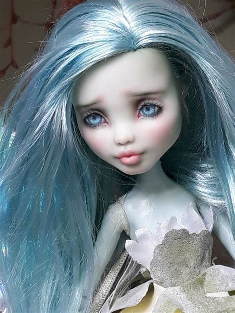 Ooak Custom Repaint Monster High Frankie Stein Doll English Etsy