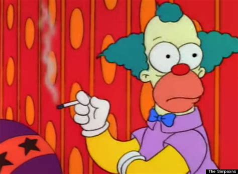 The Simpsons Character Krusty The Clowns Swearing Before Watershed