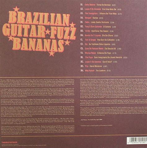 various brazilian guitar fuzz bananas tropicalia psychedelic masterpieces 1967 1976 vinyl at