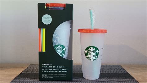 New Starbucks Color Changing Confetti Cups 5 Pack Review YouTube