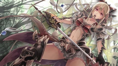 Wallpaper Illustration Anime Girls Knight Weapon Dress Armor My Xxx Hot Girl