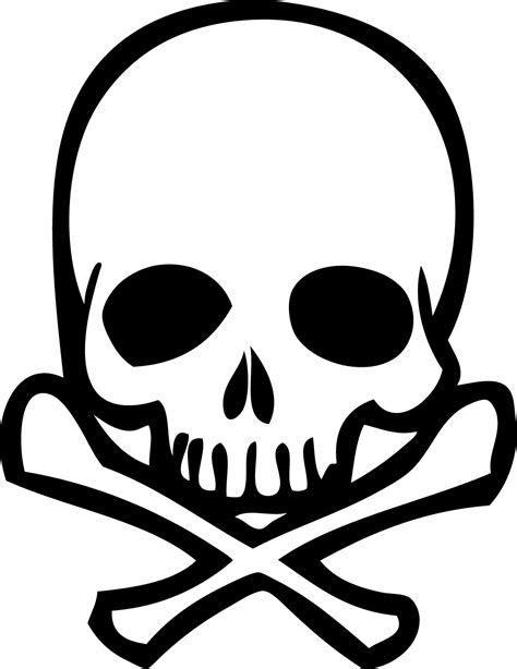Skull And Bones Coloring Pages Clipart Best