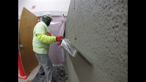 Plastering Stucco Finishing Steps At The Training Center Youtube