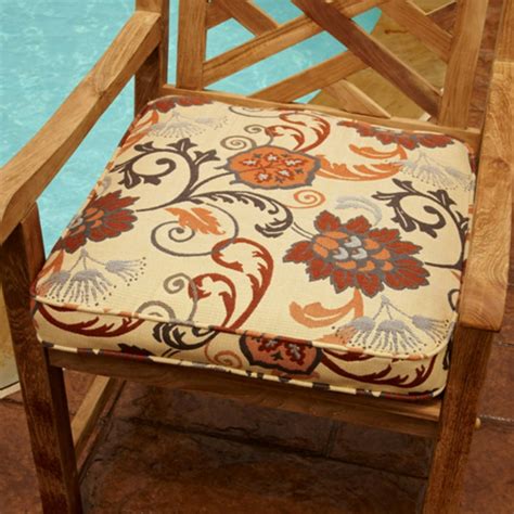 mozaic company 22 x 22 in sunbrella outdoor square deep seat patio chair cushion elegance