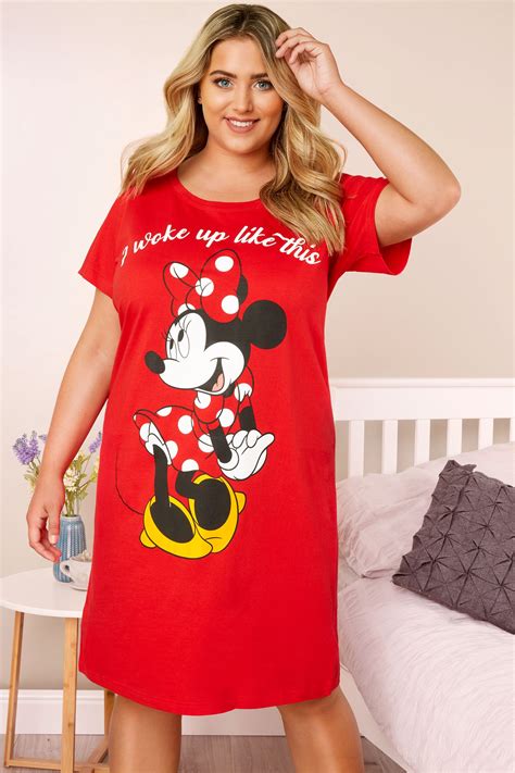 Red Disney Minnie Nightdress Yours Clothing