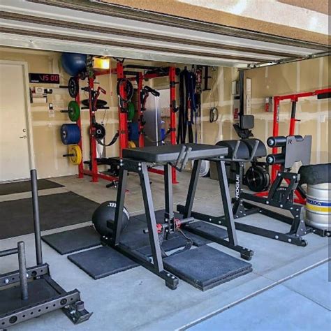 Strength and gymnastics equipment can both be used for general conditioning, in workouts like fran for example this is obvious. Top 75 Best Garage Gym Ideas - Home Fitness Center Designs ...