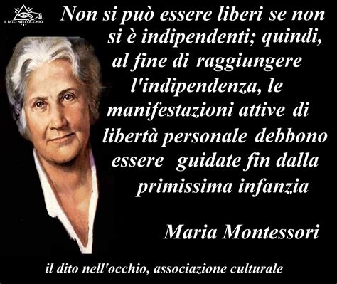 Maria Montessori Il Dito Nellocchio