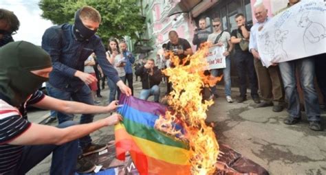 An ames man was sentenced wednesday to about 16 years in prison after he set fire to a churchs lgbtq flag in june. Death threats sent to LGBT activists ahead of Ukraine ...