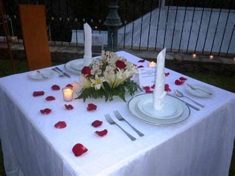 Ideas Para Decorar La Mesa En San Valentín Jantar Romantico Simples