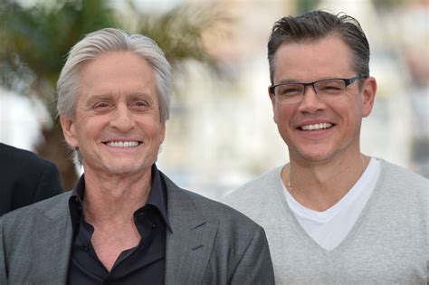Michael Douglas And Matt Damon In Cannes For Behind The Candelabra