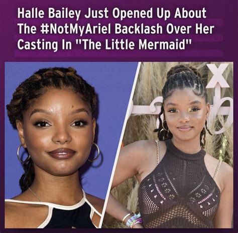 Halle Bailey Just Opened Up About The Notmyariel Backlash Over Her Casting In The Little